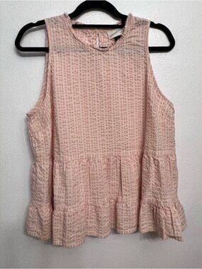 Light Pink Sleeveless Blouse